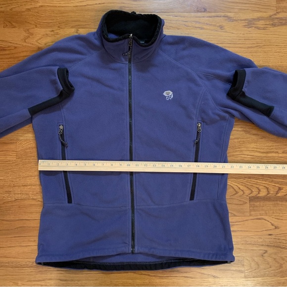 Mountain Hardwear Polartec Mens Jacket Fleece Winter Pockets Hike Outdoors Sz L - Picture 4 of 12